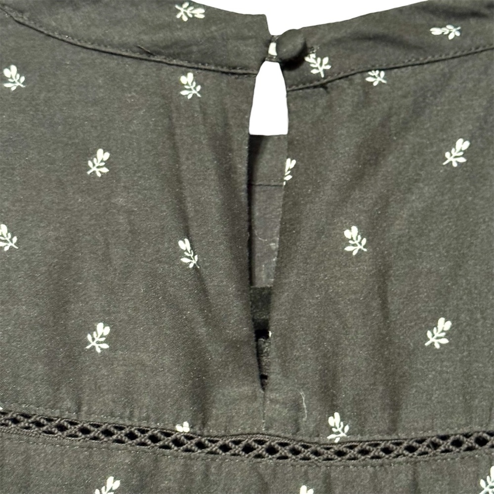 Madewell Mockneck Mini Ditsy Floral Long Sleeve Dress in Welsh Blossoms - Picture 11 of 13